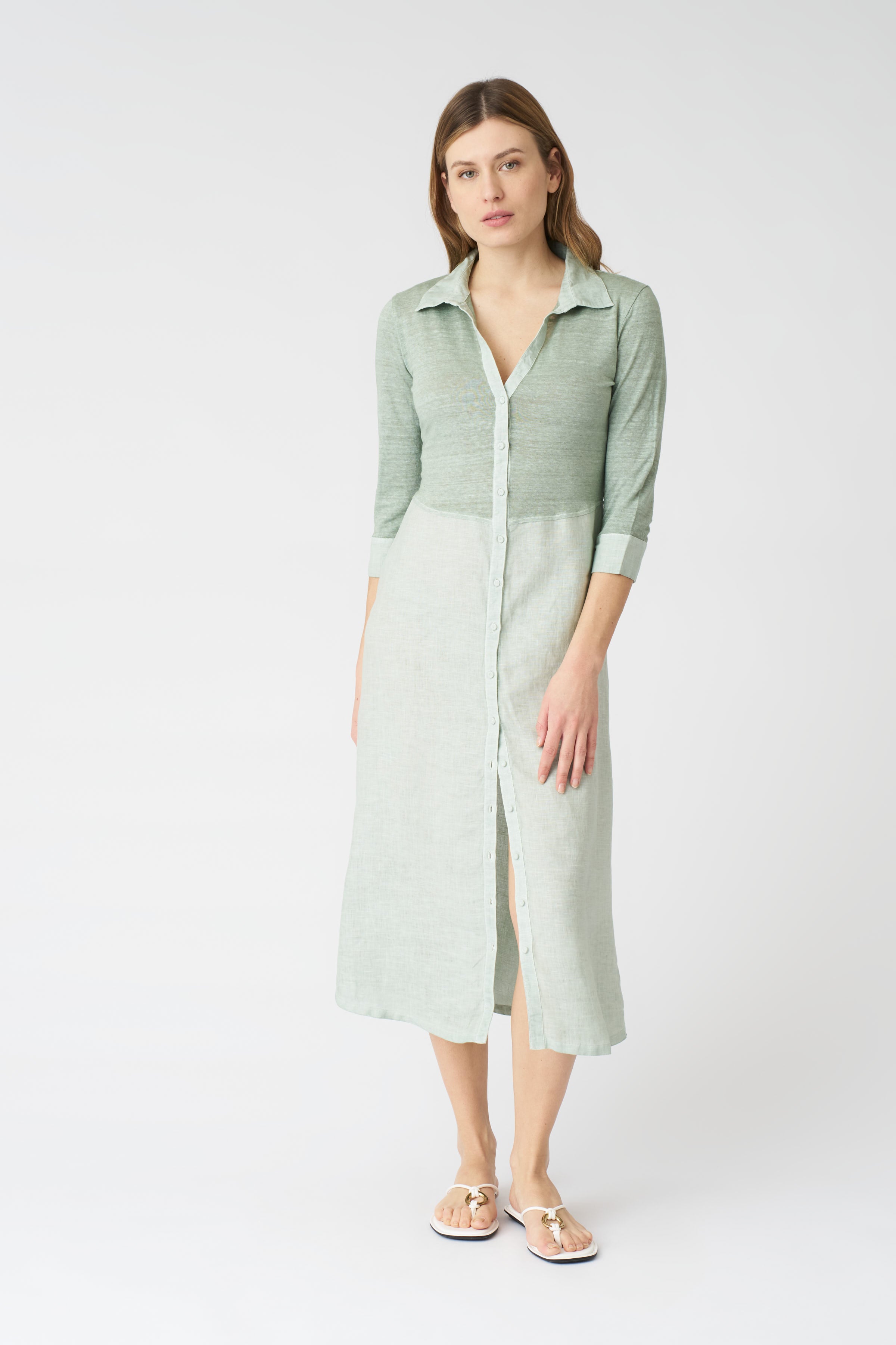 The Kat Shirt Dress 120percento Lino USA The Kat Shirt Dress 120percento Lino USA