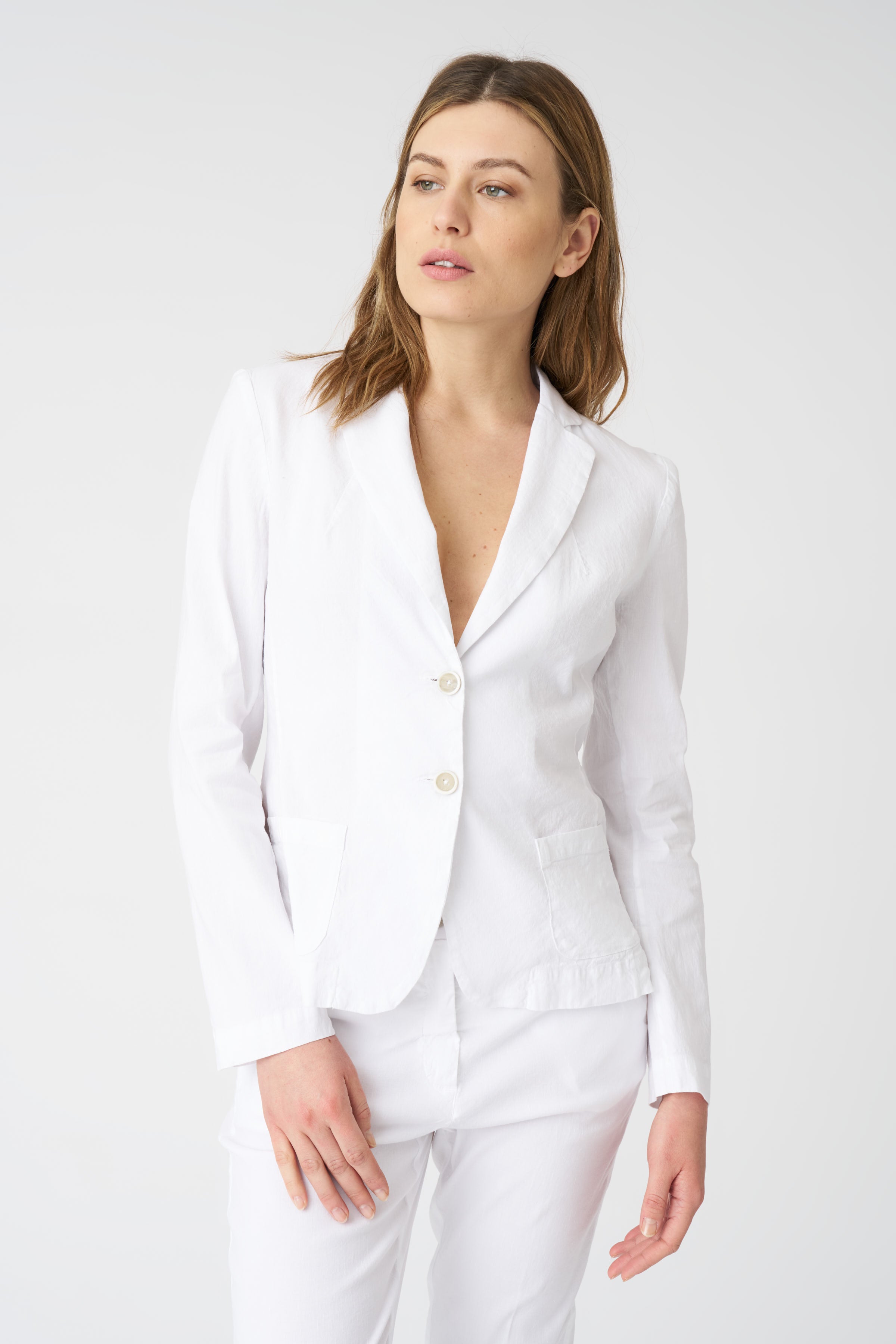 Fitted Blazer White / L/46 Fitted Blazer White / L/46