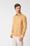 Italian Collar Regular Fit Shirt with Pocket