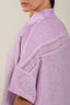 Short Sleeve Woman Shirt Lavender