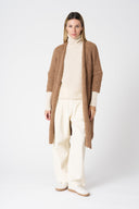 Long Knit Cardigan with Sequins