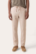 Relaxed Drawstring Linen Pant