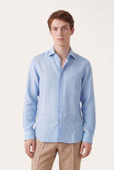 Classic Linen Long-Sleeve Shirt