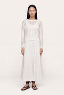 A-line Regular-Fit Maxi Skirt