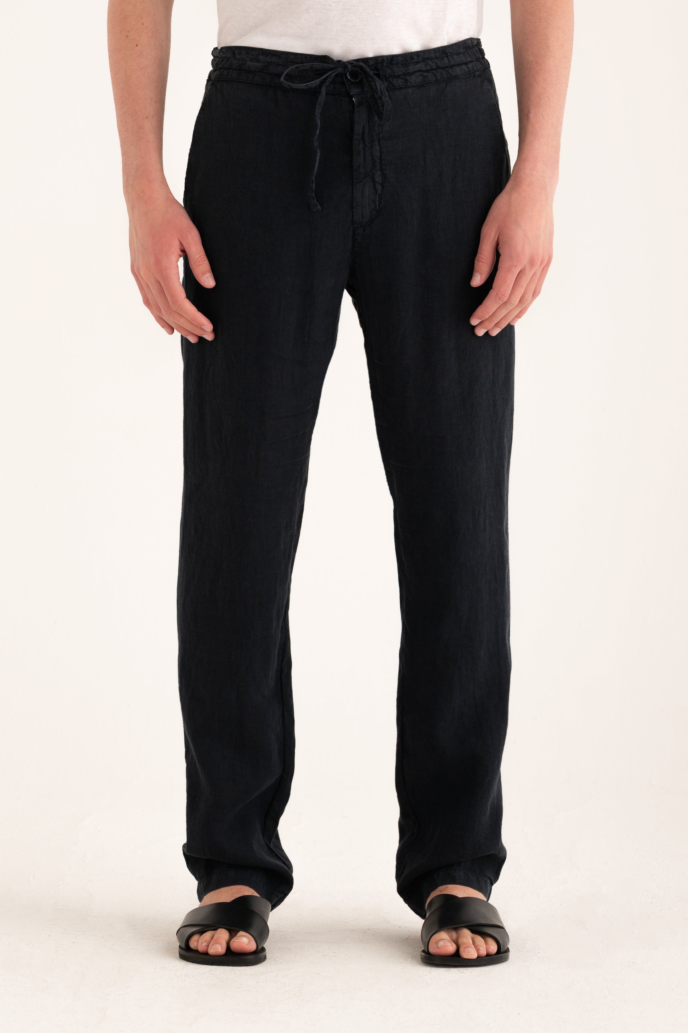 Relaxed Drawstring Pant – 120percento Lino USA