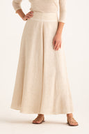 Flared Maxi Skirt