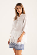 Oversized Shirt with Wide Sleeves