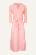 Midi Dress with Tie Waist