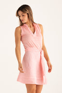 Jersey Dress with Tie Waist