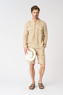 Chino Short with Pinces