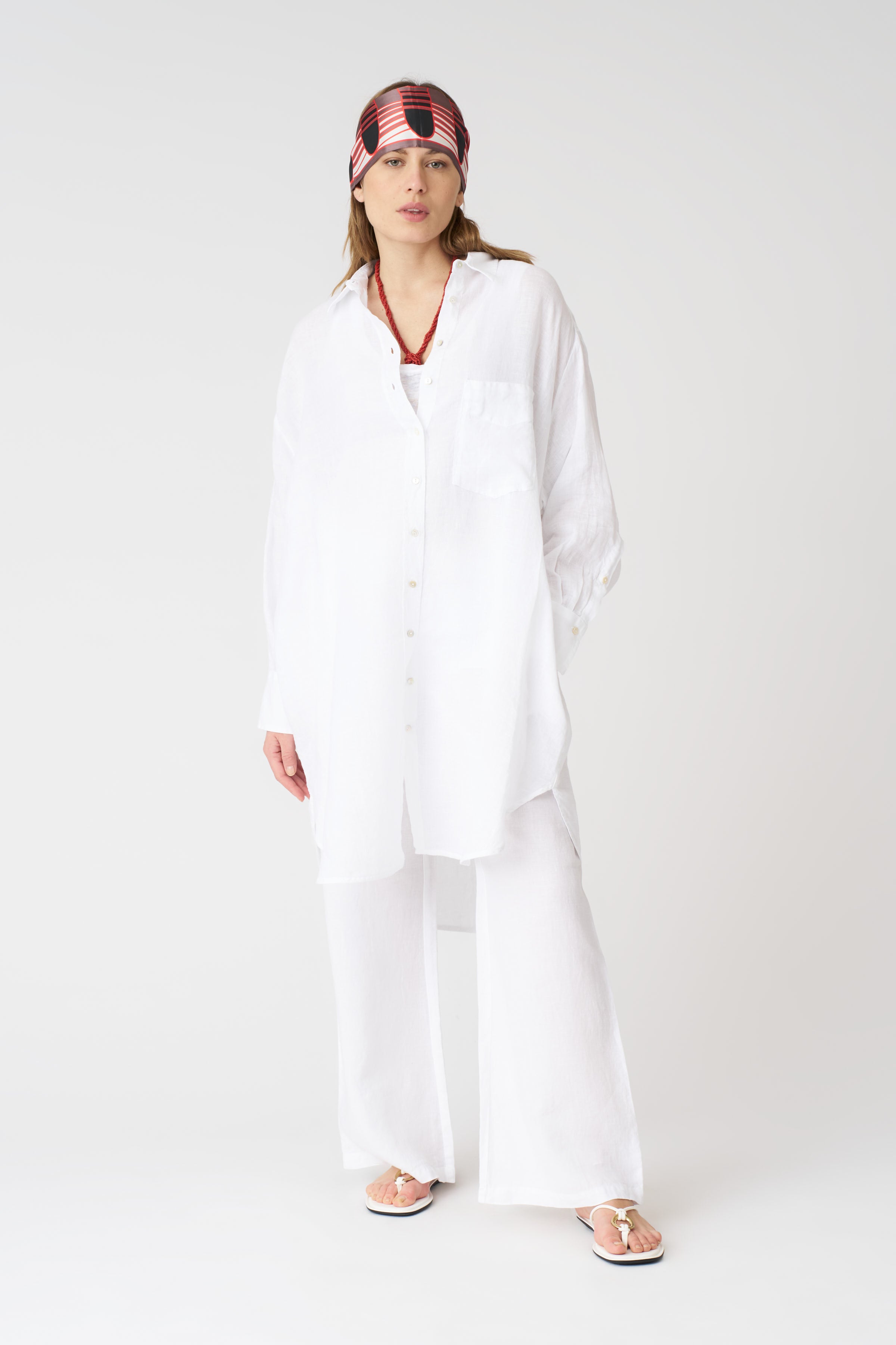 White Oversized Shirt Dress White Oversized Shirt Dress