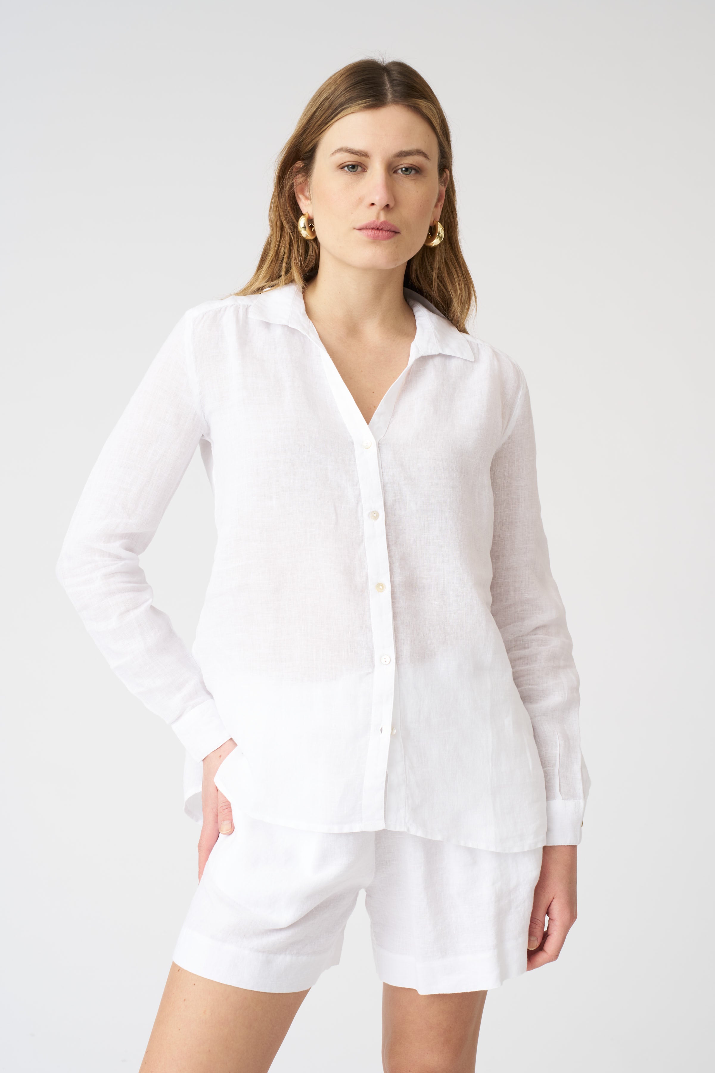 lily white shirt The White Lily Shirt White / L/46