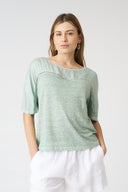 Contrast Panel T-Shirt