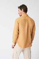 Italian Collar Regular Fit Shirt with Pocket - 28