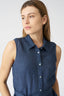 Chemisier Shirt Dress with Belt