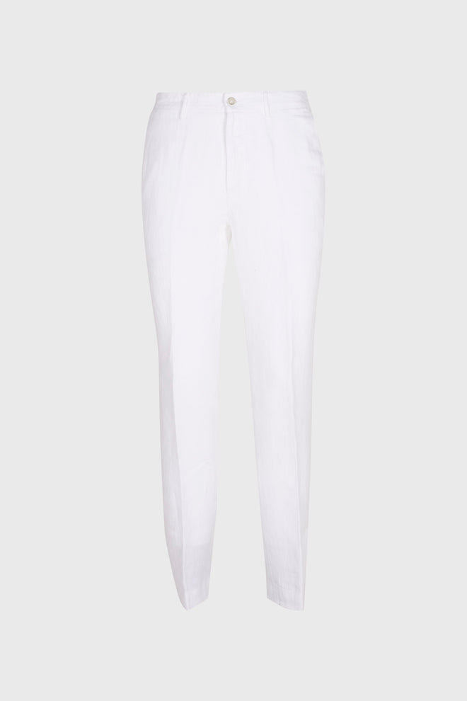 Linen pant white