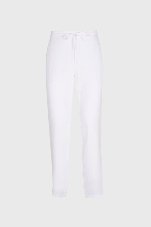 Men's linen pant white