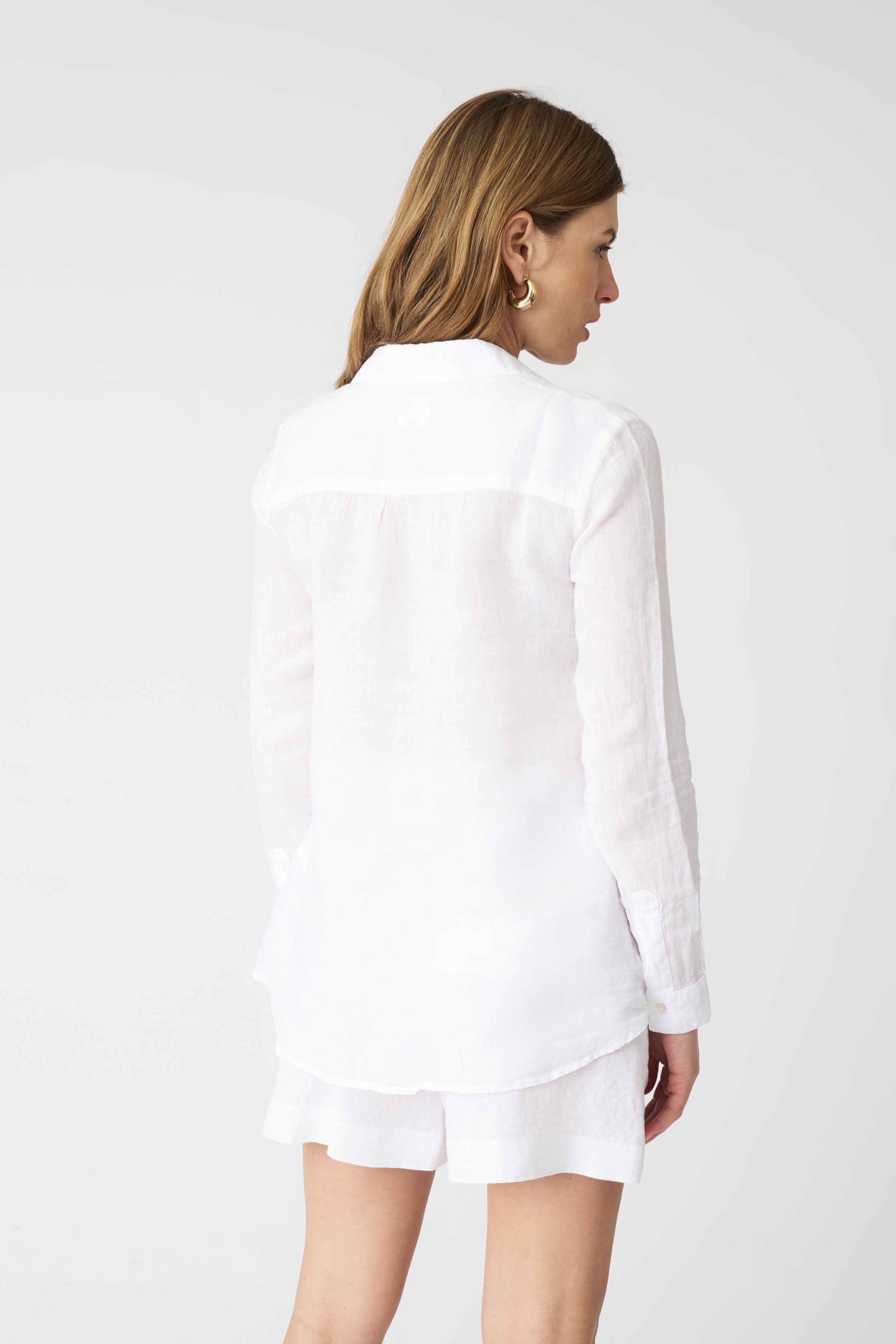 The White Lily Shirt – 120percento Lino USA