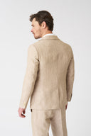 Slim Fit Single Breasted Blazer with Patch Pockets