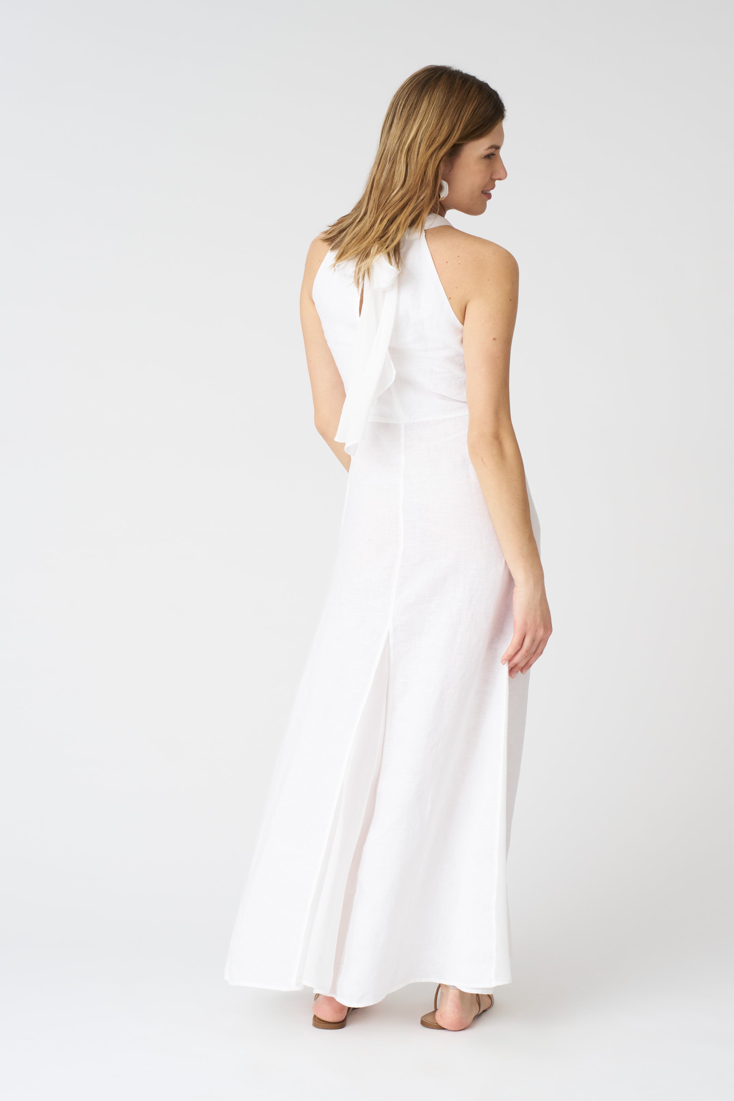 Maxi Tie Neck Dress Aruba / XXS/38 Maxi Tie Neck Dress Aruba / XXS/38