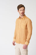 Italian Collar Regular Fit Shirt with Pocket