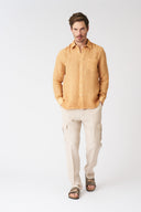 Italian Collar Regular Fit Shirt with Pocket - 27