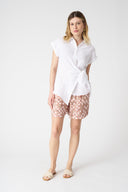 Shirt with Draped Knot - 11