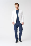 Slim Fit Single Breasted Blazer - 7