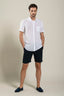 Short Sleeve Regular Fit Men Shirt White