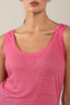 Sleeveless Woman T-Shirt Fuxia Soft Fade