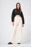 Wide-Leg High-Waisted Butter Linen Pants