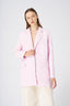 Tailored Pink Linen Blazer