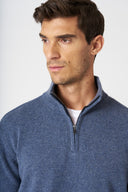 Half Zip Knit Sweater