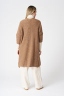 Long Knit Cardigan with Sequins