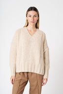Knit V-Neck Sweater