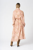 Geometric Pink Long Dress