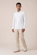 Classic Linen Long-Sleeve Shirt - 2