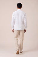 Classic Linen Long-Sleeve Shirt - 4