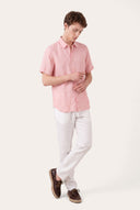 Contemporary Fit Linen Shirt - 13