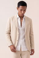 Linen Tailored Blazer - 1