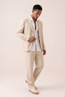 Linen Tailored Blazer - 2