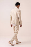 Linen Tailored Blazer - 4