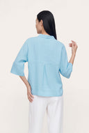 Relaxed Fit Shirt with Chest Pocket - 17