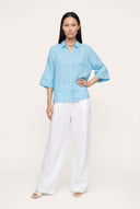 Relaxed Fit Shirt with Chest Pocket - 14