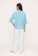 Relaxed Fit Shirt with Chest Pocket - 15