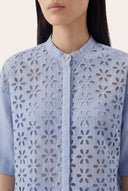 Relaxed Fit Short-Sleeved Sangallo Linen Shirt - 3
