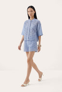 Relaxed Fit Short-Sleeved Sangallo Linen Shirt - 2