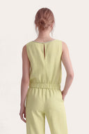 Embellished Linen Wide-Leg Jumpsuit - 4