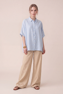 Oversized Linen Shirt - 2