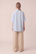 Oversized Linen Shirt - 4